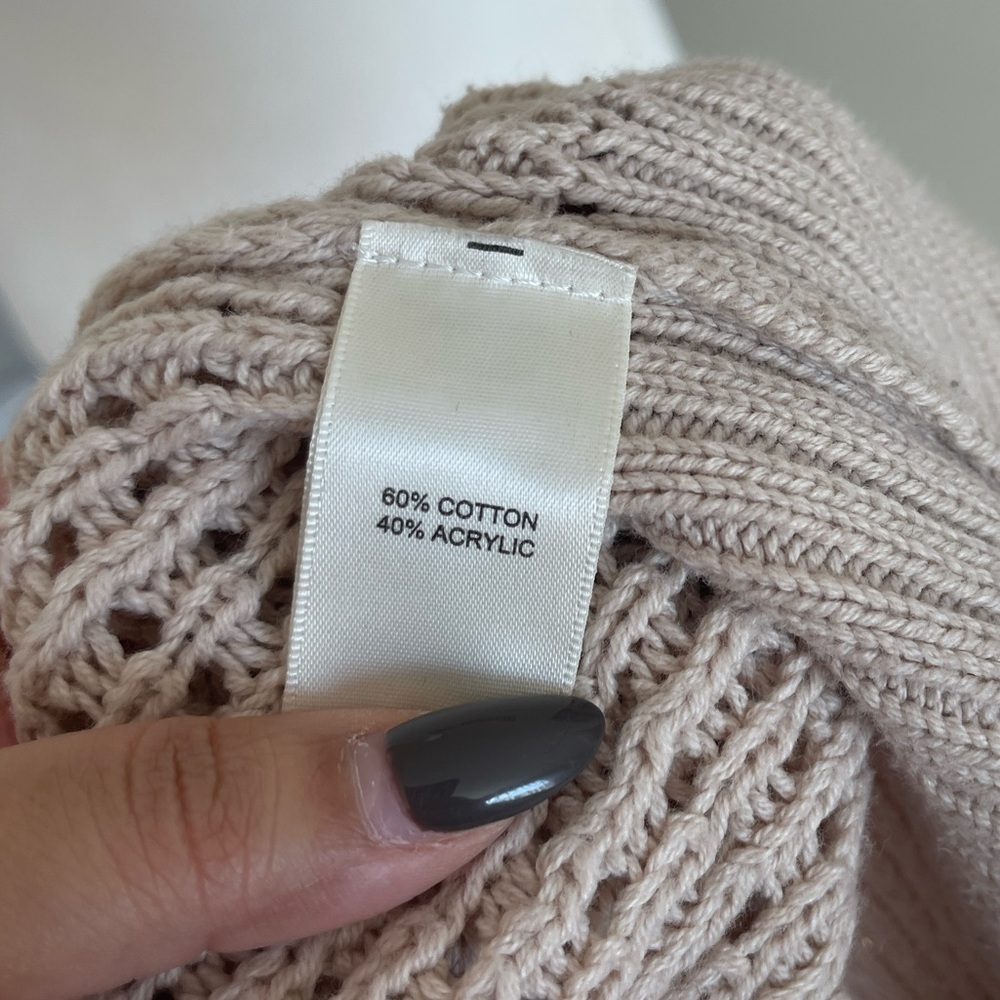 Rachel Zoe Women's Beige Knit Sweater Size S - Picture 7 of 7